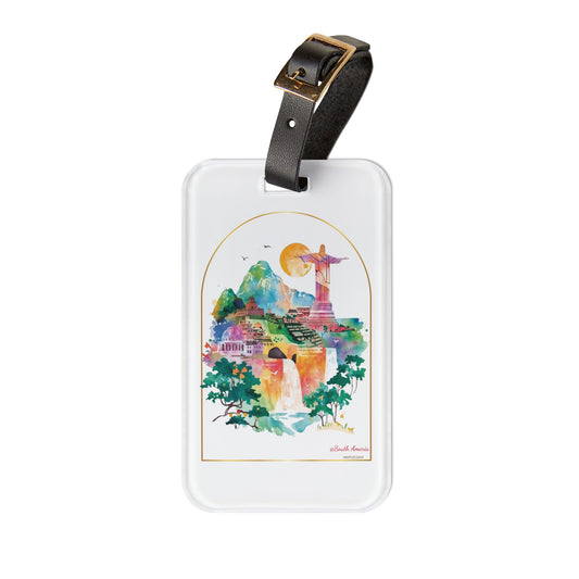 Luggage Tag - South America Themed | Travel Accessory, Airport Essentials