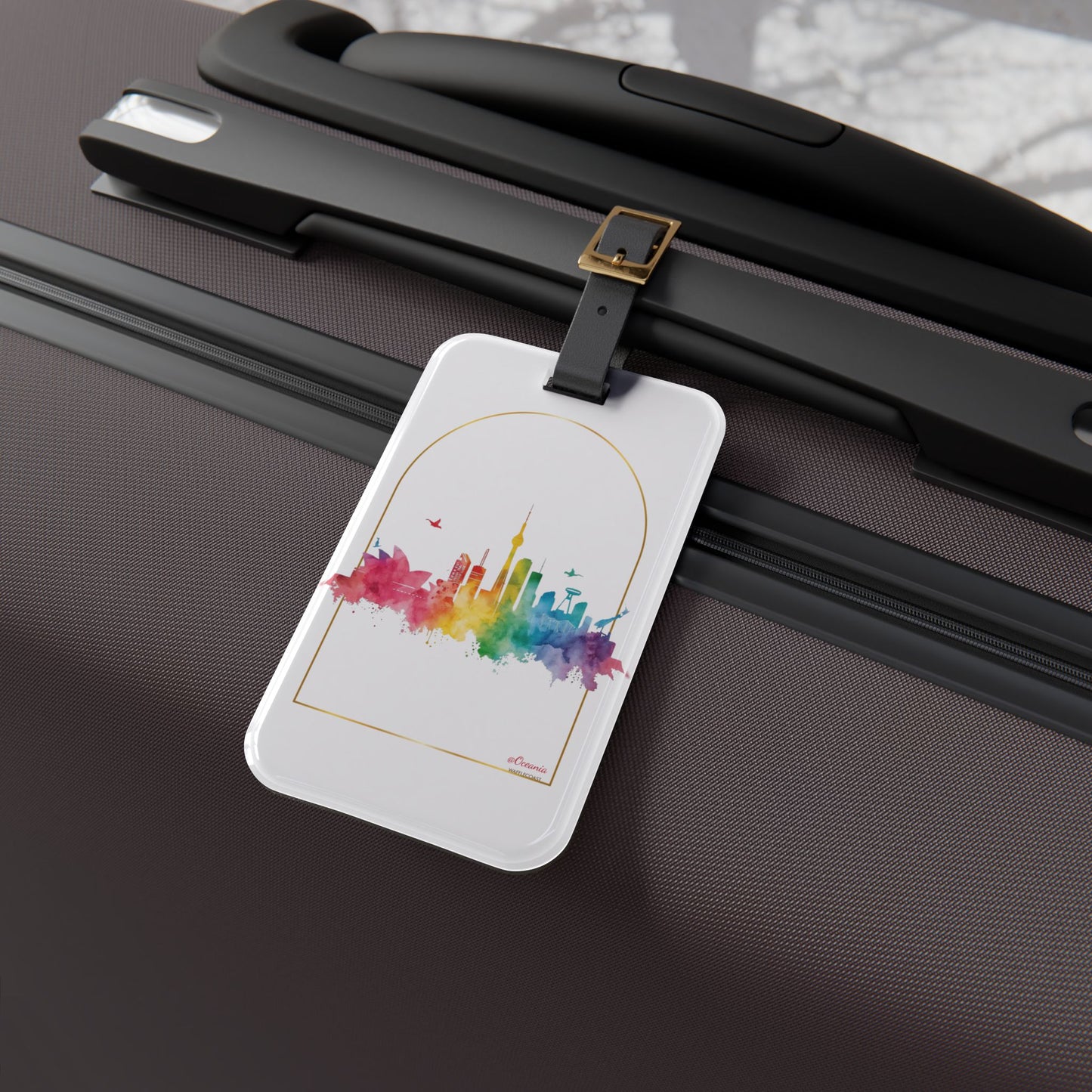 Luggage Tag - Oceania Themed | Travel Accessory, Airport Essentials