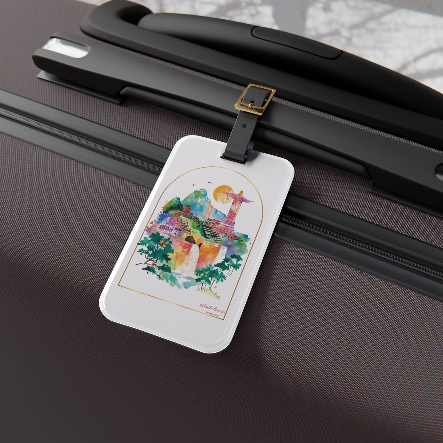 Luggage Tag - South America Themed | Travel Accessory, Airport Essentials