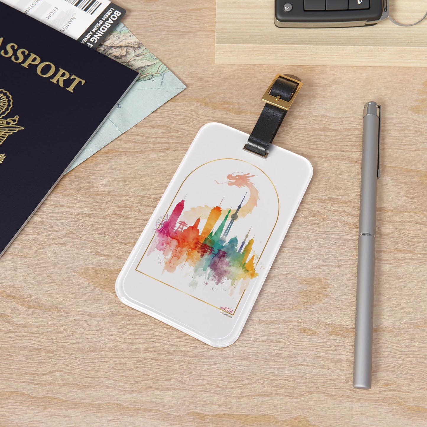 Luggage Tag - Asia Themed | Travel Accessory , Airport Essentials